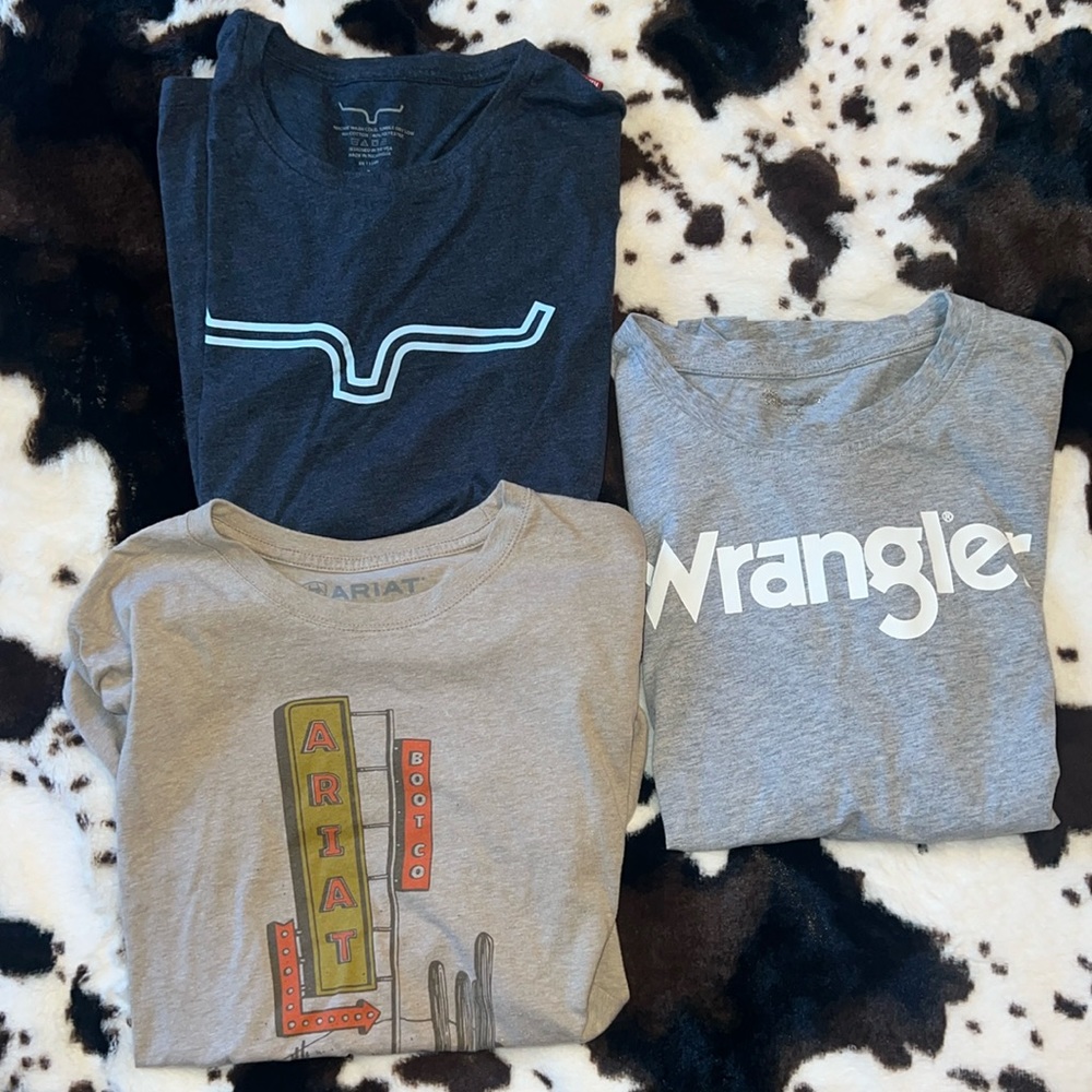 Women’s wrangler, ariat, kimes shirts